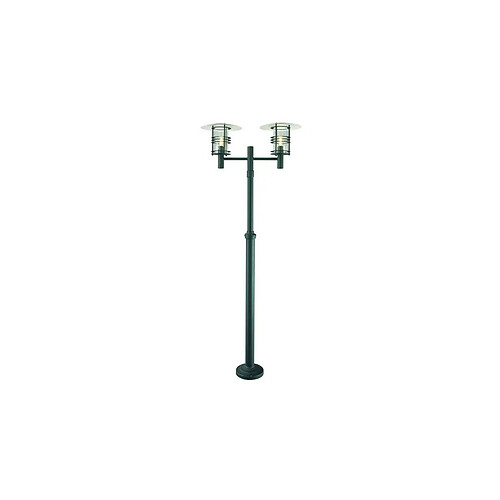 Boutica-Design Lampadaire exterieur NOIR STOCKHOLM 2X70W Max 252cm