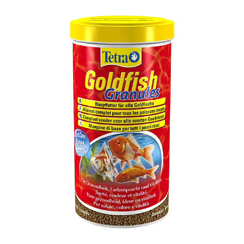 Aliment complet Tetra goldfish granulés 1 litre.