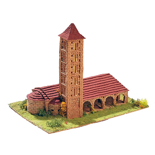 Keranova 30106 27 x 15 x 28 cm bâtiments historiques Santa Eulalia de Erill la vallée Église Modèle 3D Puzzle (2210-piece)