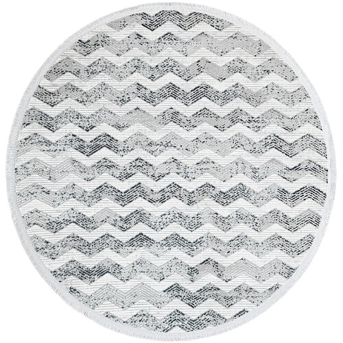 Hadorn Tapis 160x160 gris Davos Grecian