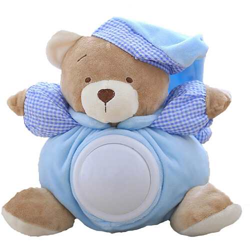 Universal Ours en peluche Kawaii Tone Peluche Fleur Poupée Lampe de prise de vue Confort de sommeil Lumineux LED Apaisant Ours Jouet Enfant Bébé Cadeau | Peluche Animaux en peluche