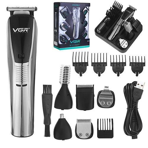 Universal [ 13 en 1 ] Épingles à cheveux sans fil 7800 rpm Coupeurs électriques Rasoirs Salon Coiffure Outils de coiffure ou 3pcs Têtes de rasoir de remplacement \ r