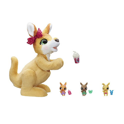 Hasbro furReal Mama Josie, jouet kangourou interactif