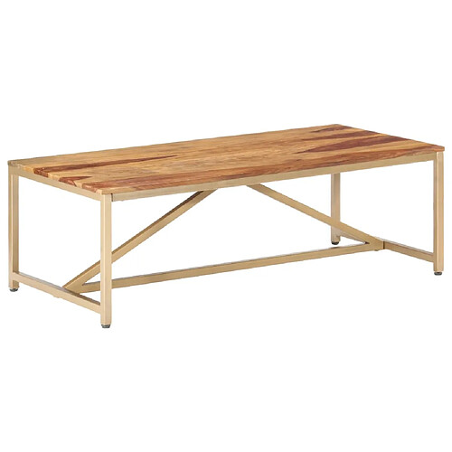 vidaXL Table basse 120x60x40 cm Bois massif