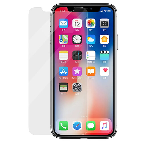 Protecteur écran en verre trempé pour Apple iPhone X