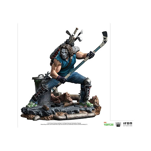 IRON STUDIOS Les Tortues Ninja - Statuette BDS Art Scale 1/10 Casey Jones 19 cm