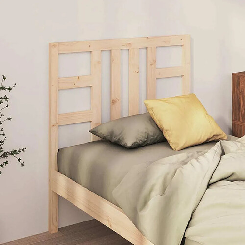 Maison Chic Tête de lit scandinave pour lit adulte,Meuble de chambre 96x4x100 cm Bois massif de pin -MN15259