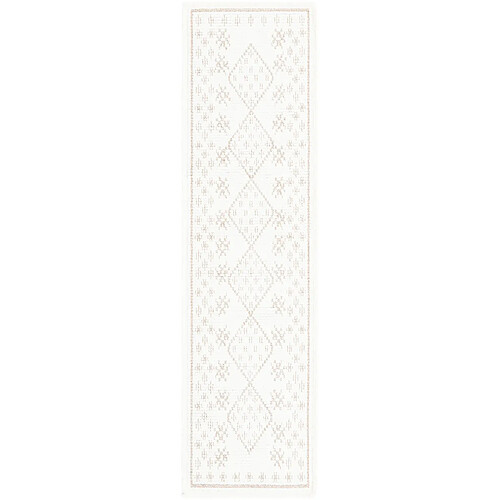 Hadorn Tapis 305x80 Blanc St. Gallen Folklore