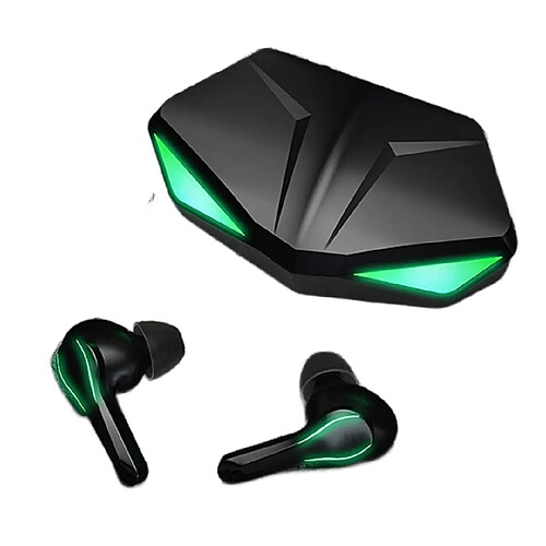 Universal Bouchons d'oreille pour jeux Plate-forme de négoce à faible latence de 65 µs Casque Bluetooth avec microphone Basses Effets sonores Positionnement PUBG Casque sans fil