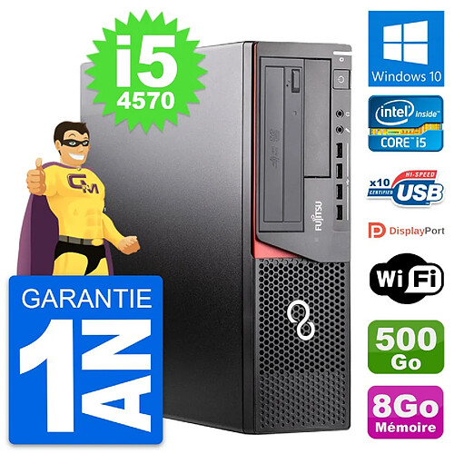 PC Fujitsu Esprimo E920 DT Intel i5-4570 RAM 8Go Disque 500Go Windows 10 Wifi · Occasion