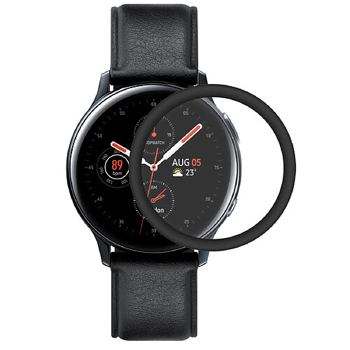 Wewoo Protection écran Pour Galaxy Watch Active 2 44mm 3D Plein Ecran Film de Courbé à Chaud Cintrage HD Noir