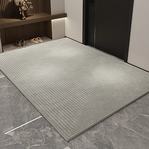 LUUCOZK Tapis de porte avant antidérapants pour entrée intérieure – Motif 4-140x200CM