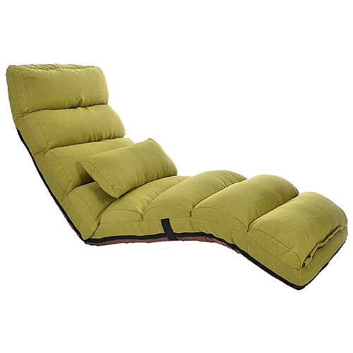 Wewoo Fauteuil de loisir créatif C1 Lazy Couch Tatamiunique en son genreinclinablebaie vitréetaille 175x56x20cm vert