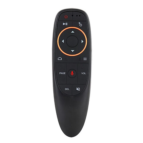 Riffi CP G10s Universal Smart TV Air Mouse - Assistant vocal et gyroscope à distance sans fil/IR noir