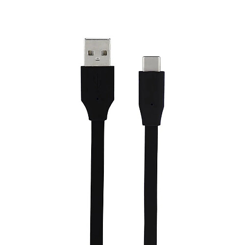 MOOOV Câble USB-A/USB-C plat data et charge noir 2 m