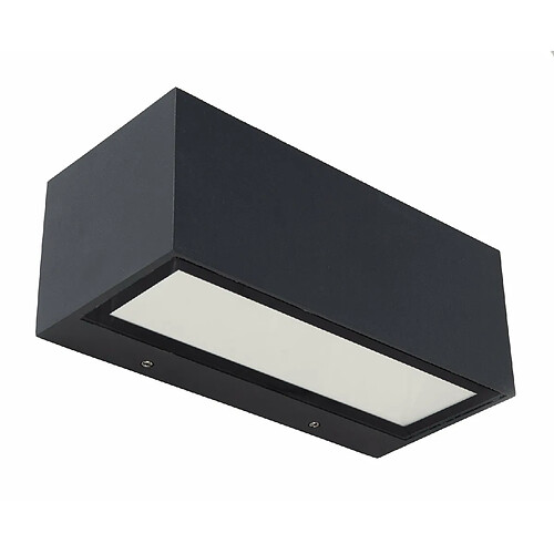 Lutec - Gemini - Applique Carré, 500lm, Métal, Intégré, 10.5 W, IP54 1891 S GR