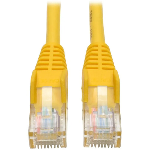 Tripp Lite N001-014-YW câble de réseau 4,27 m Cat5e U/UTP (UTP) Jaune - Câbles de réseau (4,27 m, Cat5e, U/UTP (UTP), RJ-45, RJ-45, Jaune)