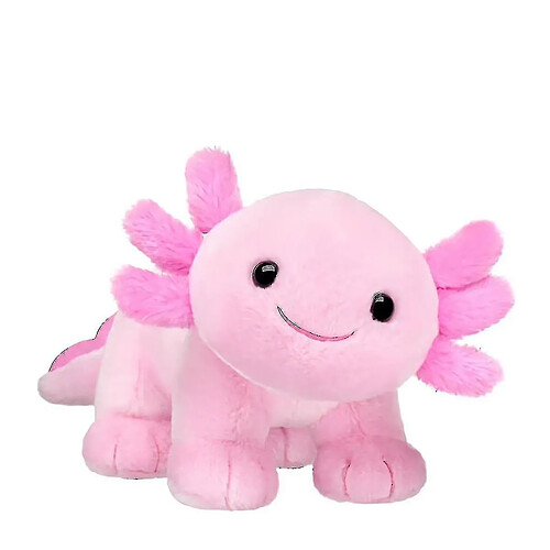 Universal 25 cm Stand mignon axolotl en peluche en peluche jouet rose axolotl peluche oreiller poupée enfant cadeau d'anniversaire