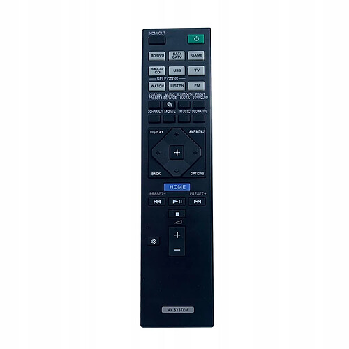 GUPBOO Télécommande Universelle de Rechange Pour Sony RMT-AA231U STR-DH770 STR-DN1080 RMT-AA230