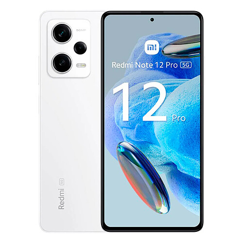 Xiaomi Redmi Note 12 Pro 5G 8Go/256Go Blanc (Polar White) Double SIM 22101316G