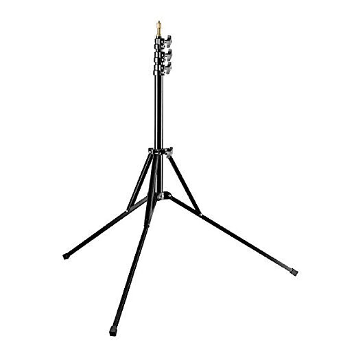 Walimex Pro GN 806 Pied de lampe (maximum de travail Hauteur 215 cm, charge max.â€¯: 5 kg, raccord fileté avec 1/4 et 3/8 pouces) Noir