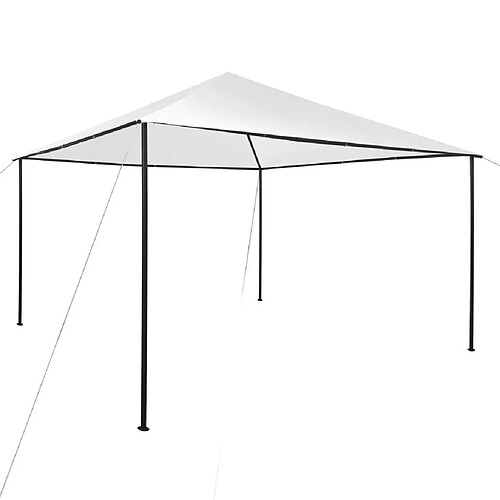 Maison Chic Tonnelle | Pergola 4x4x3 m Blanc 180 g/m² -GKD55713