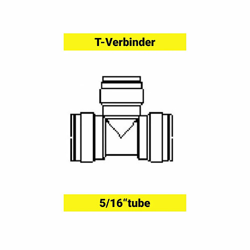 ich-zapfe T - Connecteur pour tuyau 5/16