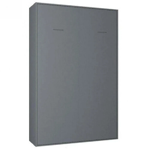 Inside 75 Armoire lit escamotable SMART-V2 gris graphite mat couchage 120*200 cm.