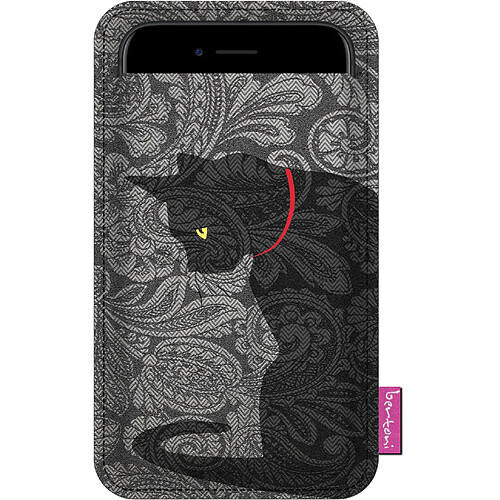 Étui pour téléphone portable en feutre Bertoni 100x175 mm Housse de protection, motif Kleks