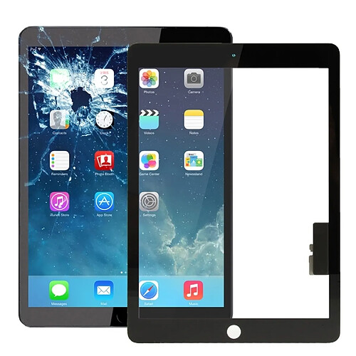 Wewoo Noir pour iPad Air Panneau tactile