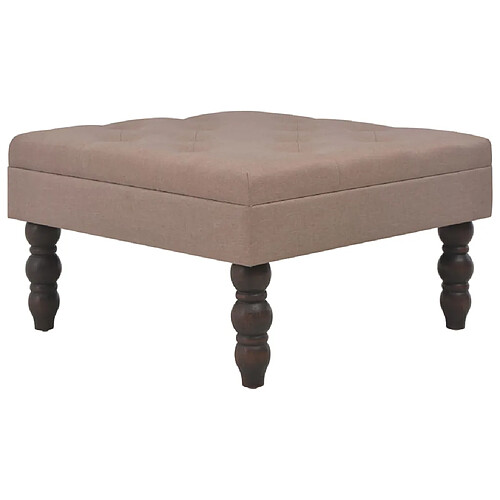 vidaXL Tabouret Marron 60x60x36 cm Polyester