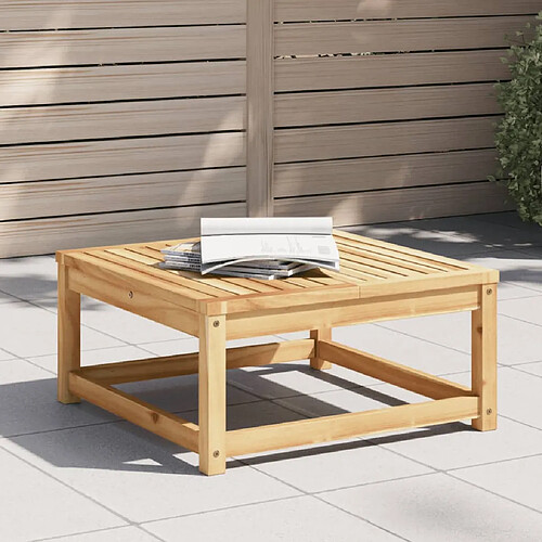 vidaXL Table de jardin 63x63x30 cm bois d'acacia solide