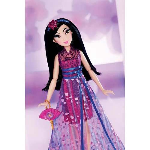 Hasbro Disney Princesses - Poupee Princesse Disney Serie Style Mulan - 30 cm