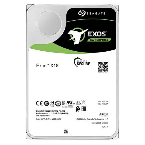 Seagate Technology Disque dur Seagate EXOS X18 3,5" 12 TB