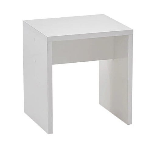 Mes Tabouret 40x35x44,cm blanc