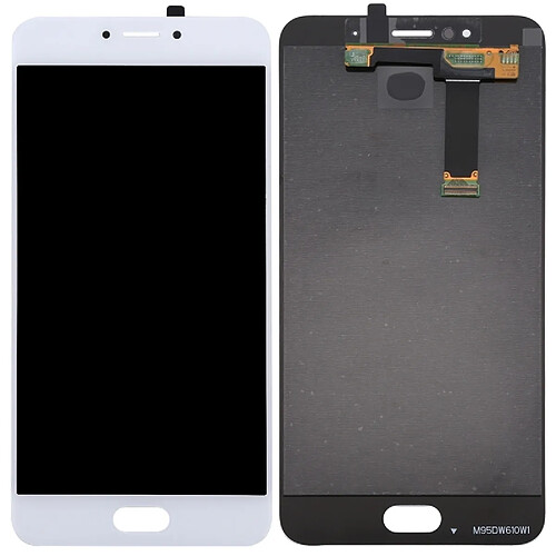 Wewoo Pièce détachée Meizu MX6 LCD blanc écran + tactile Digitizer Assemblée