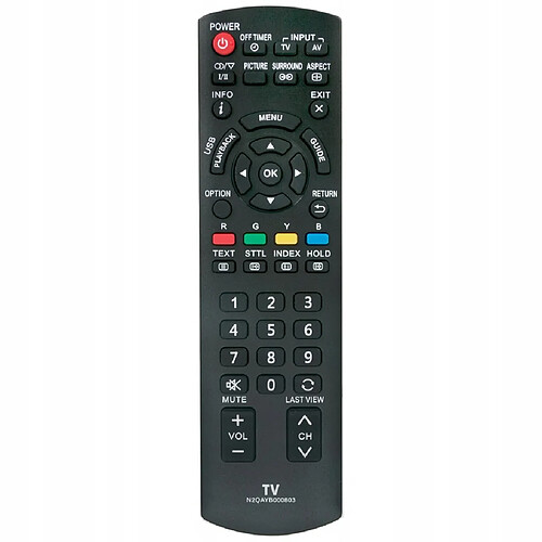 GUPBOO Télécommande Universelle de Rechange télécommande pour PANASONIC TV TH-L39EM5A TH-L32XM5A