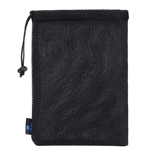 Wewoo Mallette de rangement pour GoPro HERO6 / 5/5 Session / 4 / 4/3 + / 3/2/1 Taille: 21.5cm x 15.5cm Noir Nylon Sac en maille avec cordon maintien