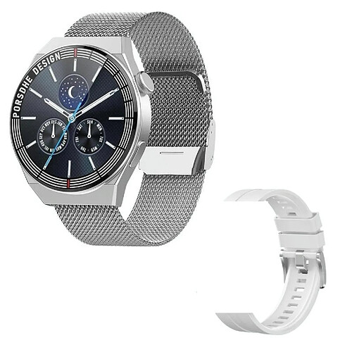 Yonis Montre Connectée Argentée Santé Bluetooth NFC