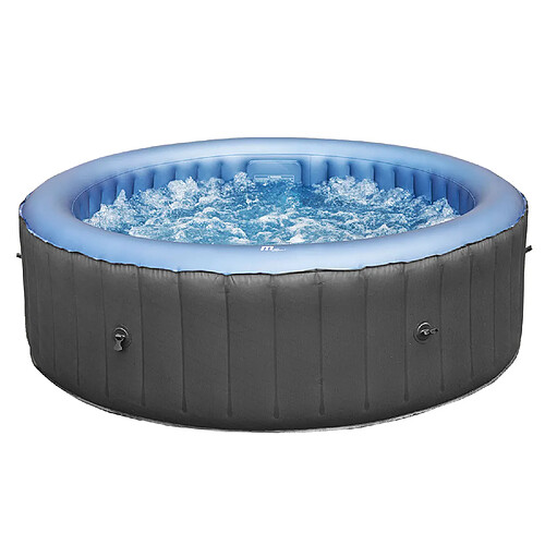 Mspa Spa gonflable rond 6 places - Gris