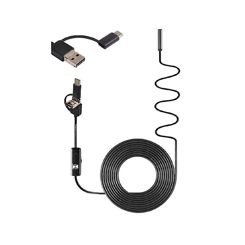 YP Select Caméra d'inspection endoscopique étanche usb endoscope Android 5.5mm