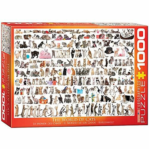 Eurographics Puzzle Le monde des chats (1000 piAces) (6000-0580)