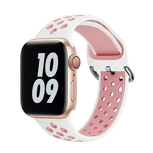 Bracelet Sportystyle Phonecare pour Apple Watch Series SE - 41mm - blanc / Rose