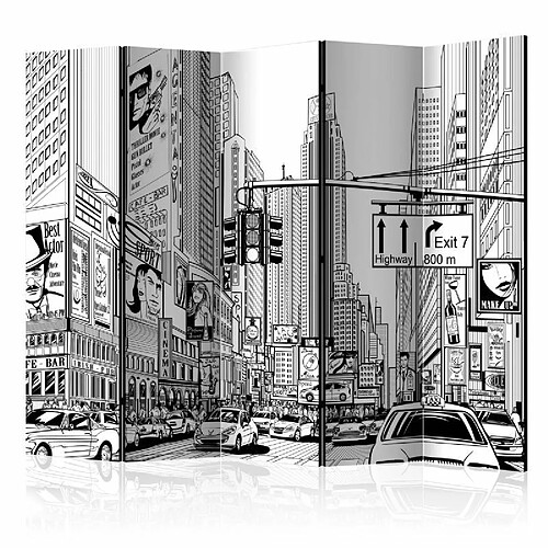 Paris Prix Paravent 5 Volets Street in New York City 172x225cm