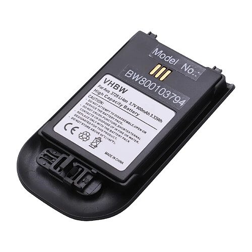 vhbw Batterie remplacement pour S30122-X8008-X38 pour téléphone fixe sans fil (900mAh, 3,7V, Li-ion)