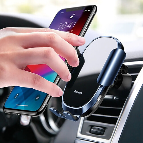 Wewoo Support Holder voiture Porte-téléphone intelligent pour voiture, pour iPhone, Galaxy, Huawei, Xiaomi, HTC, Sony et autres téléphones intelligents compris entre 4 6,5 pouces (Bleu)