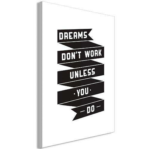 Paris Prix Tableau Imprimé Dreams Don't Work 80 x 120 cm