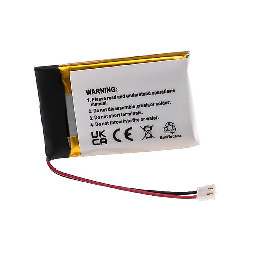 vhbw Batterie remplacement pour Garmin 361-00076-01 pour (240mAh, 3,7V, Li-polymère)