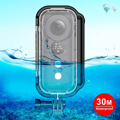 Wewoo Étui de protection étanche 30m pour boîtier Insta360 ONE Xavec bouclemonture de base et vis