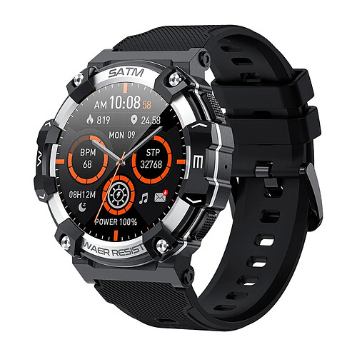 Yonis Montre Connectée Bluetooth Appel Smartwatch Multifonctionnelle